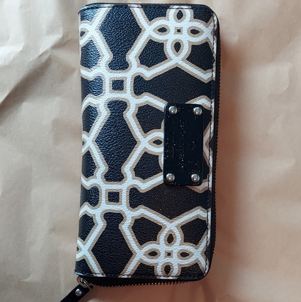 Kate spade large zip around wallet